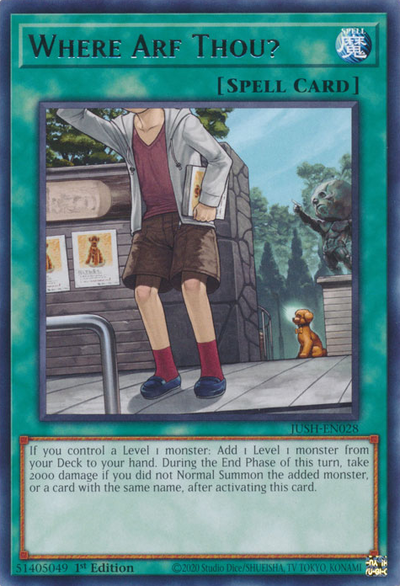 Where Arf Thou? [JUSH-EN028] Rare