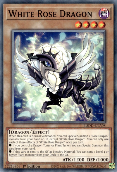 White Rose Dragon [L5DD-ENA08] Common