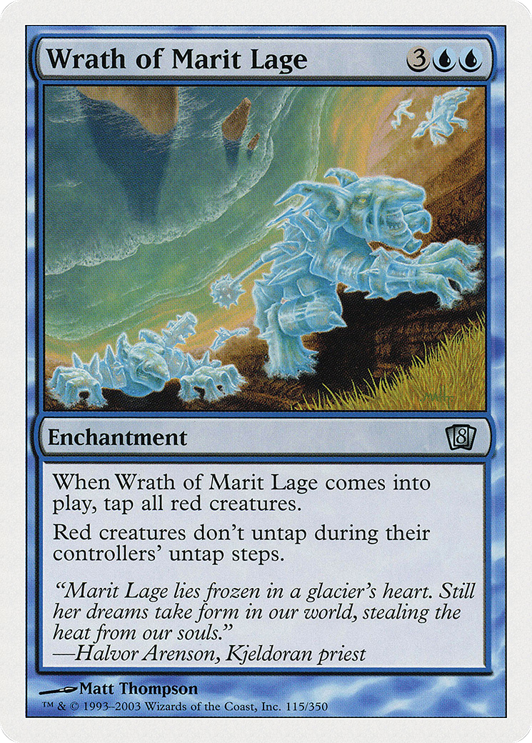 Wrath of Marit Lage (8ED-115) - 8th Edition