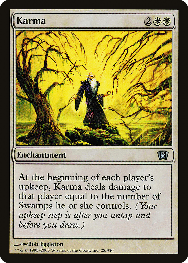 Karma (8ED-028) - 8th Edition Foil