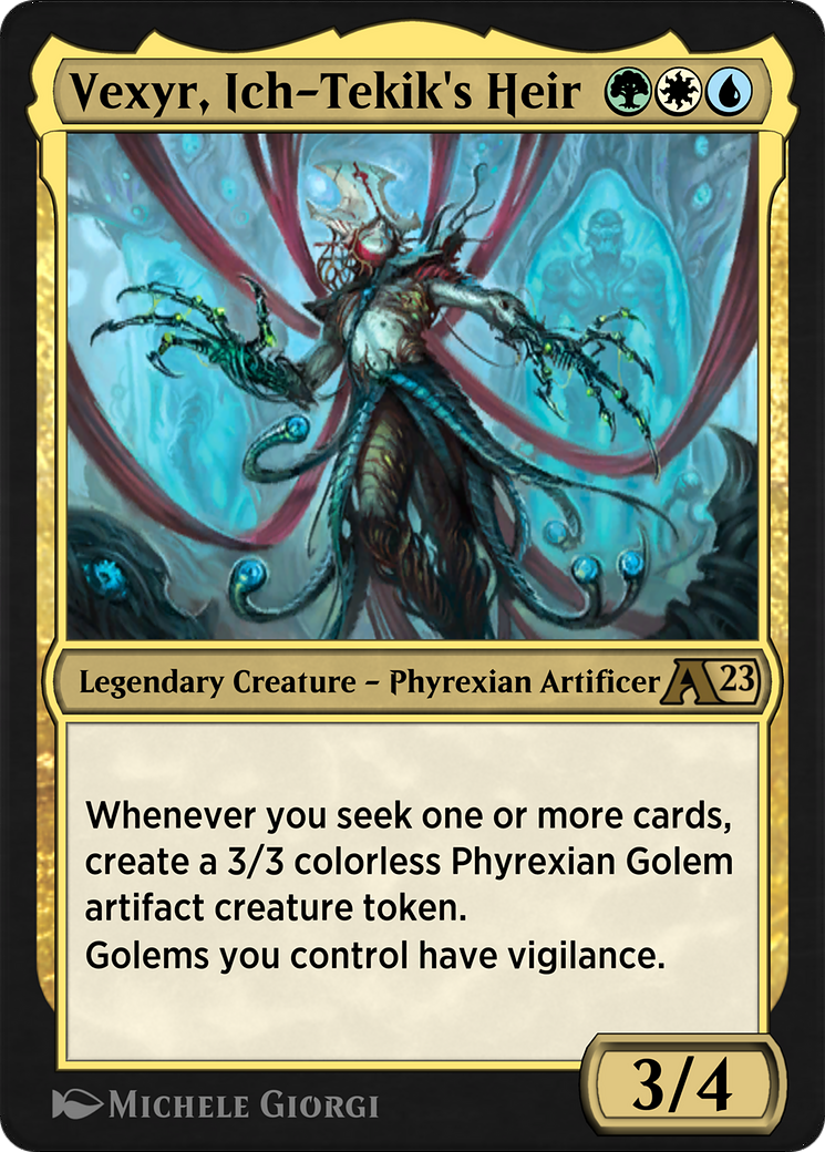 Vexyr, Ich-Tekik's Heir (YONE-029) - Alchemy: Phyrexia