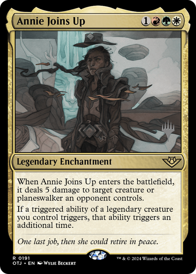 Annie Joins Up (Promo Pack) [Outlaws of Thunder Junction Promos]