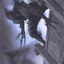 Ninja of the New Moon // Ninja of the New Moon (AMH1-022) - Modern Horizons Art Series (Borderless)
