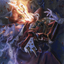 Flame-Blessed Bolt // Flame-Blessed Bolt (AVOW-044) - Crimson Vow Art Series (Borderless)