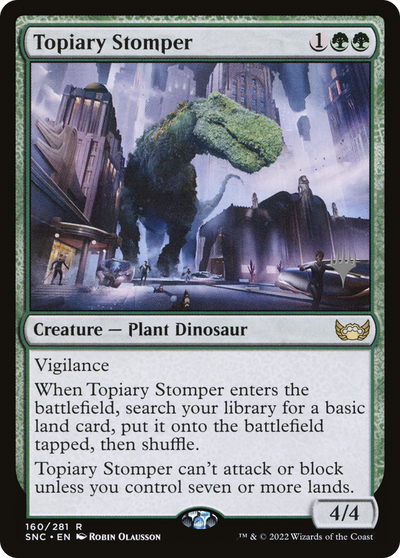 Topiary Stomper (Promo Pack) [Streets of New Capenna Promos]