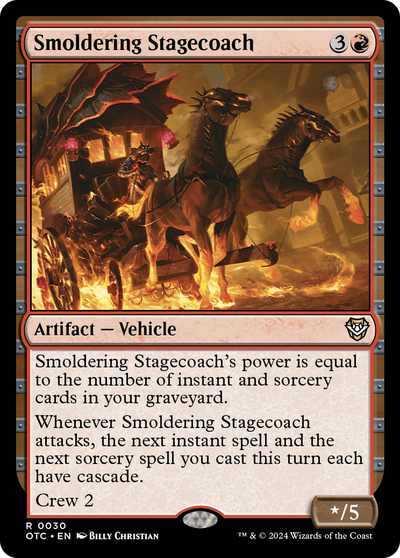 Smoldering Stagecoach [Outlaws of Thunder Junction Commander]