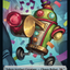 Clown Robot (003) // Treasure (013) Double-Sided Token [Unfinity Tokens]