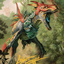 Dinosaur // Dinosaur (ALCI-067) - The Lost Caverns of Ixalan Art Series (Borderless) Foil