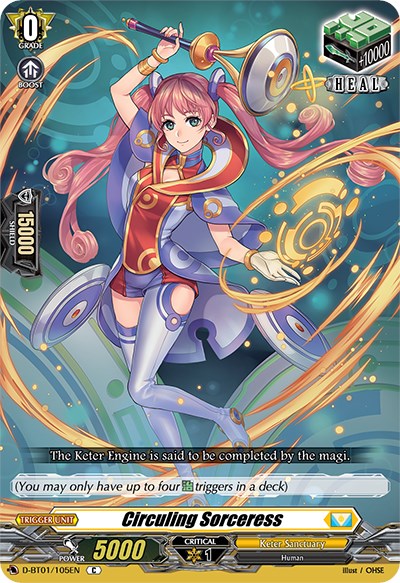 Circuling Sorceress (D-BT01/105EN) [Genesis of the Five Greats]