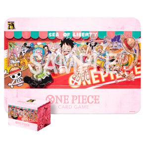 One Piece TCG: Playmat & Card Case Set - 25th Edition *Sealed*