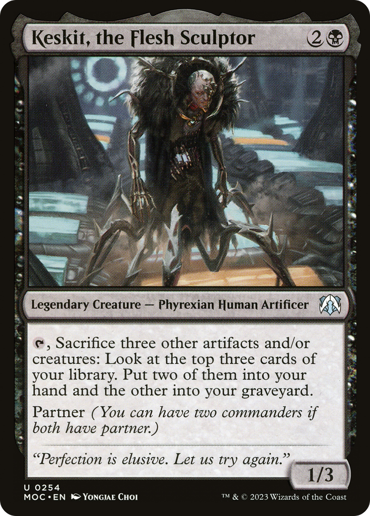 Keskit, the Flesh Sculptor [March of the Machine Commander]