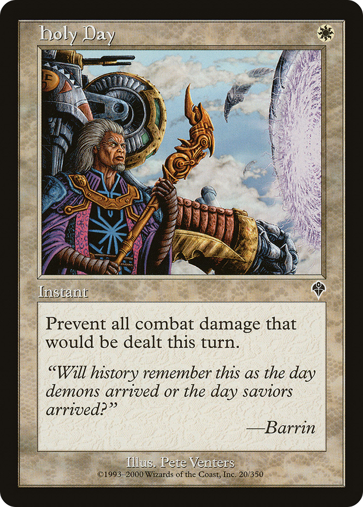 Holy Day (INV-020) - Invasion Foil