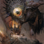 Nothic // Nothic (ACLB-025) - Battle for Baldur's Gate Art Series (Borderless)