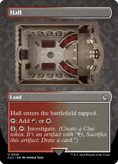 Hall (Borderless) [Ravnica: Clue Edition]