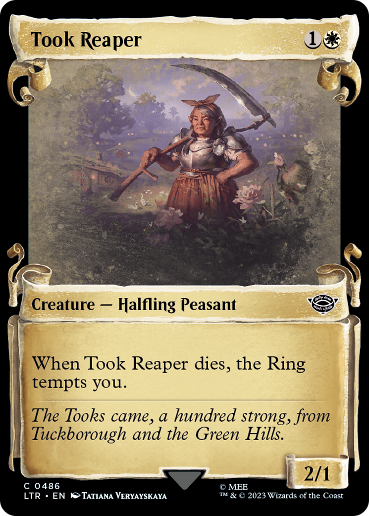 Took Reaper (Showcase Scrolls) (LTR-486) - The Lord of the Rings: Tales of Middle-earth: (Showcase) Foil