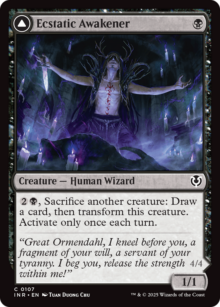 Ecstatic Awakener // Awoken Demon [Innistrad Remastered]
