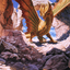 Ancient Brass Dragon // Ancient Brass Dragon (ACLB-002) - Battle for Baldur's Gate Art Series (Borderless)