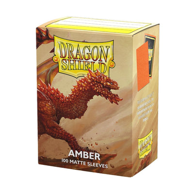 Dragonshield Sleeves - Matte Amber (Standard Size 100 Pack)