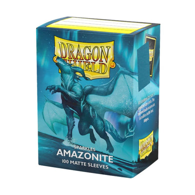 Dragonshield Sleeves - Dual Amazonite Matte (Sparkles) (Standard Size 100 Pack)