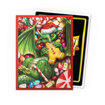 Dragonshield Sleeves - Christmas 2024 (Brushed ART) (Standard Sized)