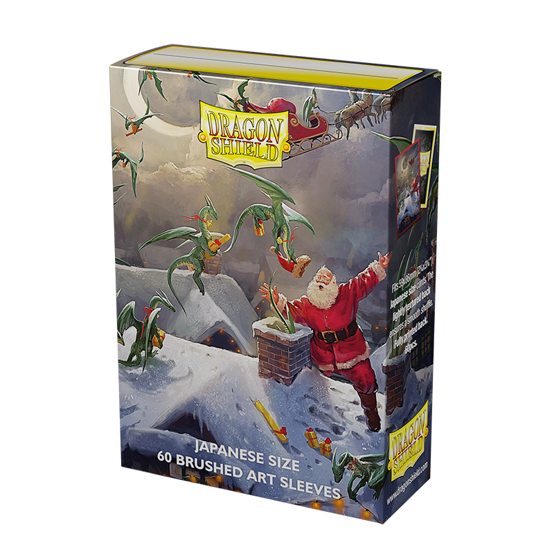 Dragonshield Sleeves - Christmas 2023 (Brushed ART) (Japanese Size)