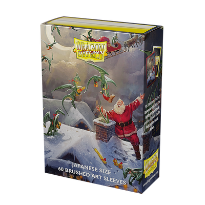 Dragonshield Sleeves - Christmas 2023 (Brushed ART) (Japanese Size)