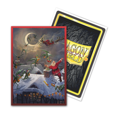 Dragonshield Sleeves - Christmas 2023 (Brushed ART) (Japanese Size)