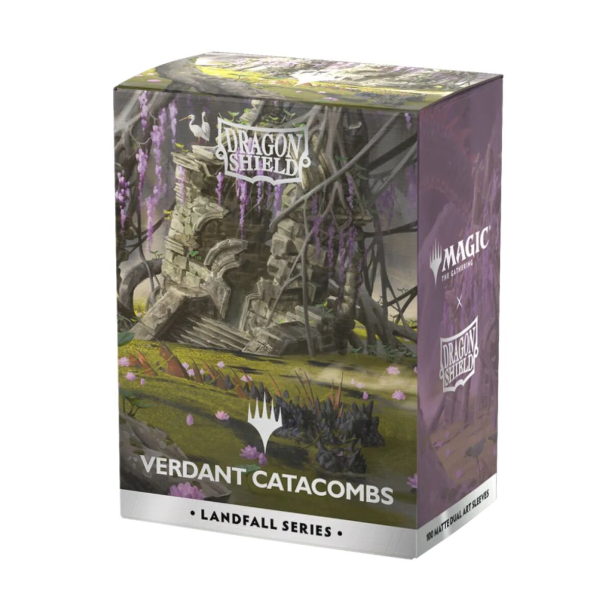 Dragonshield Sleeves - MTG Landfall Series: Verdant Catacomb (Matte Dual Art) (Standard Sized)