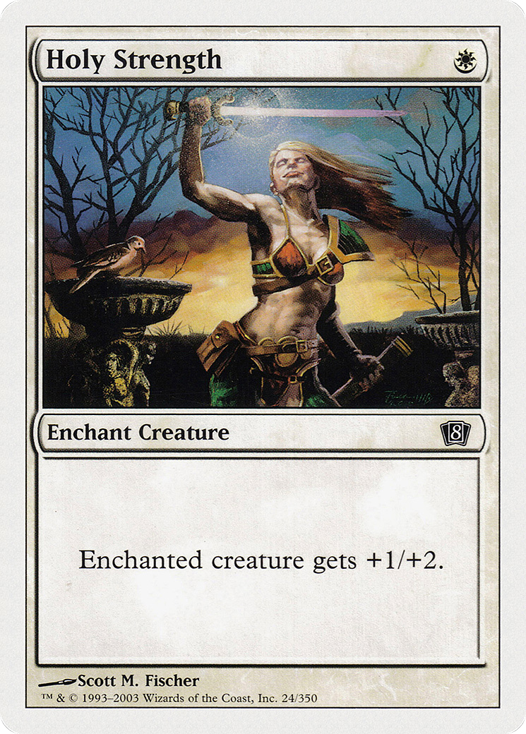 Holy Strength (8ED-024) - 8th Edition Foil