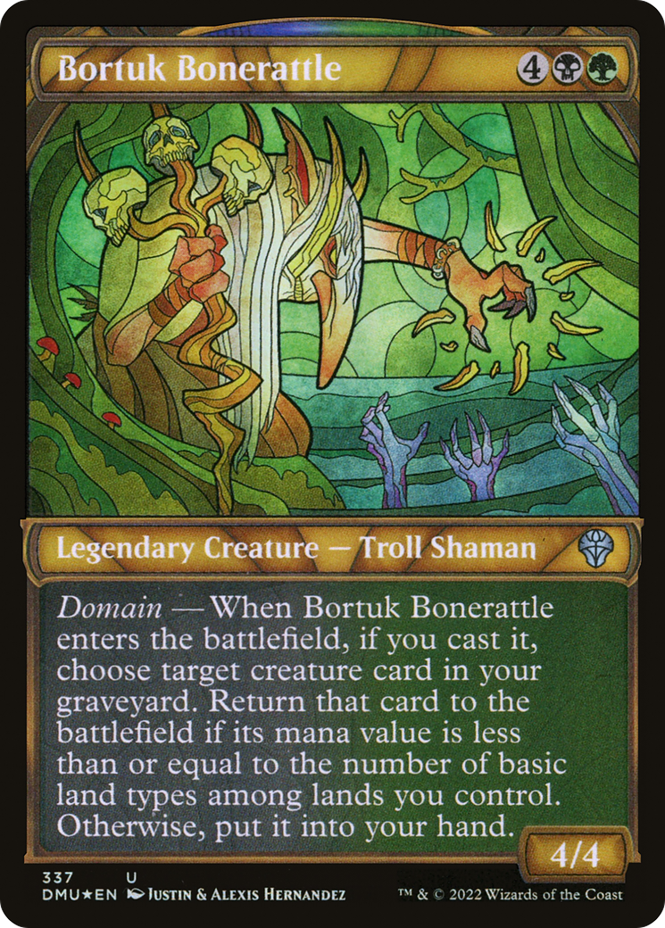 Bortuk Bonerattle (Showcase Textured) [Dominaria United]