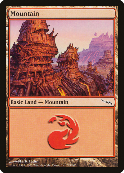 Mountain (299) [Mirrodin]