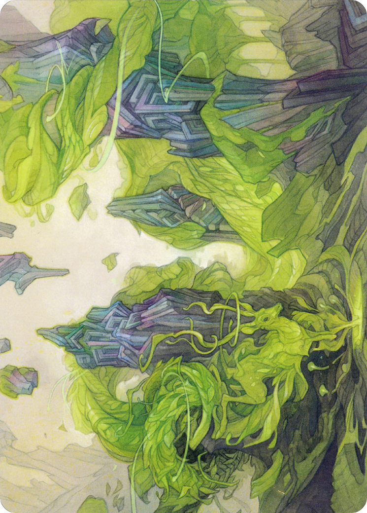 Reclaim the Wastes // Reclaim the Wastes (AZNR-072) - Zendikar Rising Art Series (Borderless) Foil