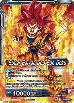 Super Saiyan God Son Goku // SSGSS Son Goku, Soul Striker Reborn (P-211) [Promotion Cards]
