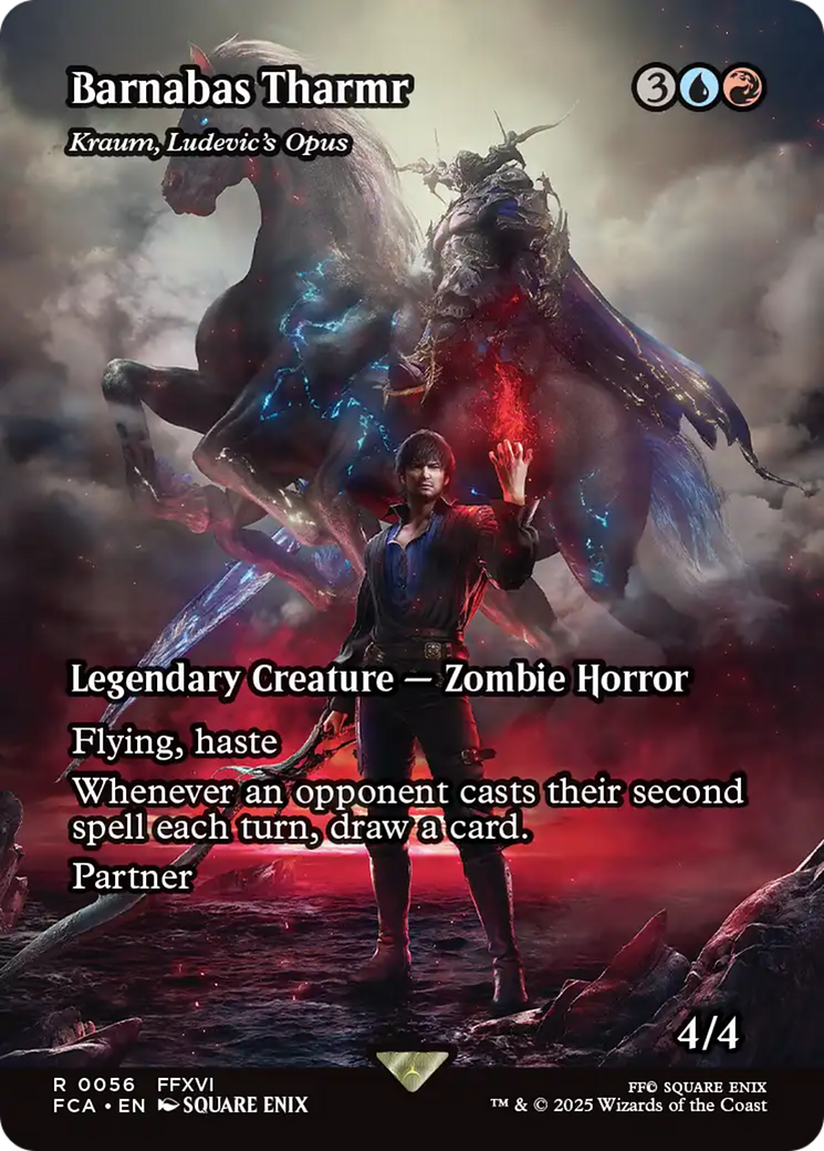 Kraum, Ludevic's Opus [FINAL FANTASY: Through the Ages] / Barnabas Tharmr (Borderless) Foil Rare