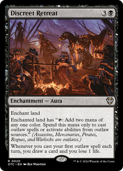 Discreet Retreat [Outlaws of Thunder Junction Commander]