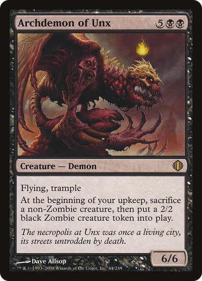 Archdemon of Unx (ALA-064) - Shards of Alara Foil