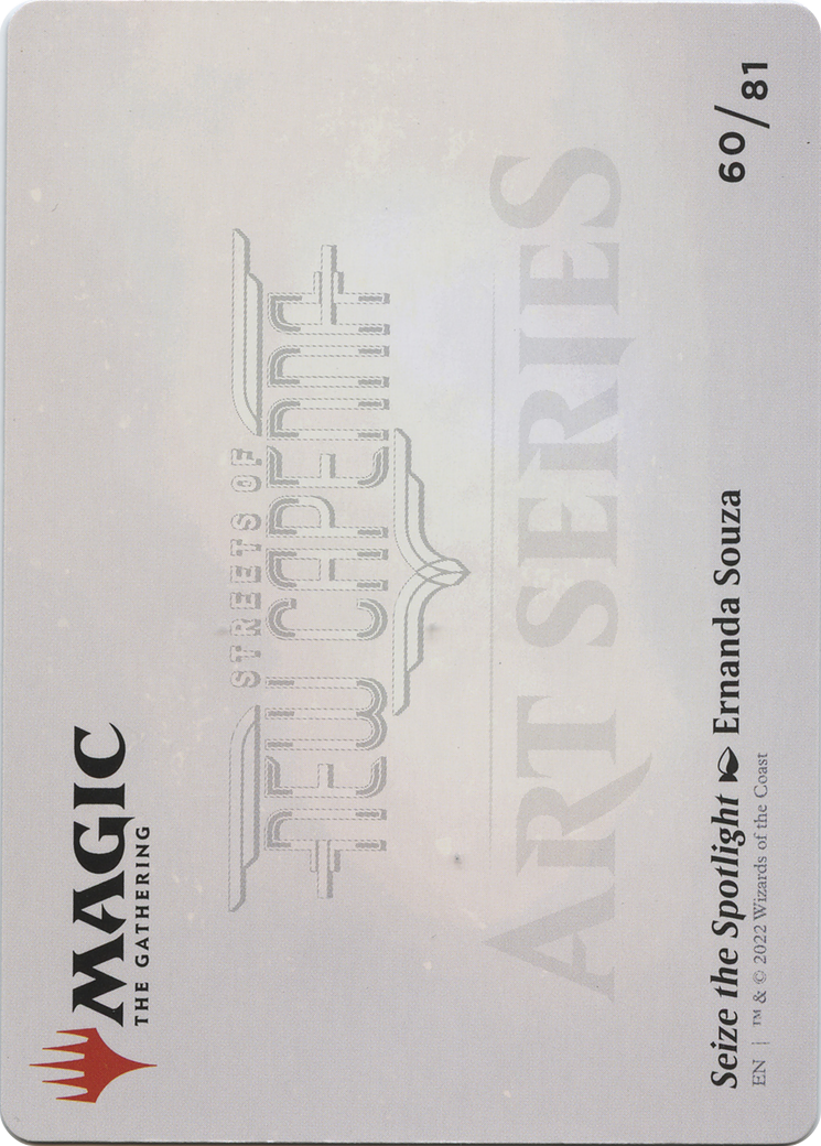 Seize the Spotlight // Seize the Spotlight (ASNC-060) - New Capenna Art Series (Borderless) Foil