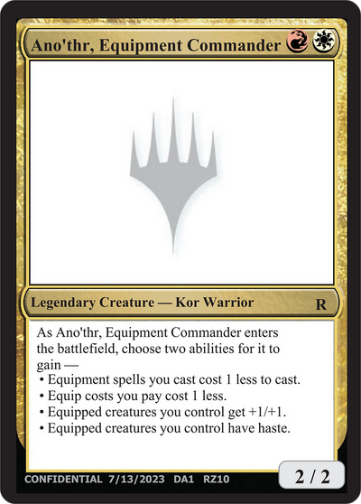 Ano'thr, Equipment Commander (UNK-RZ10) - Unknown Event