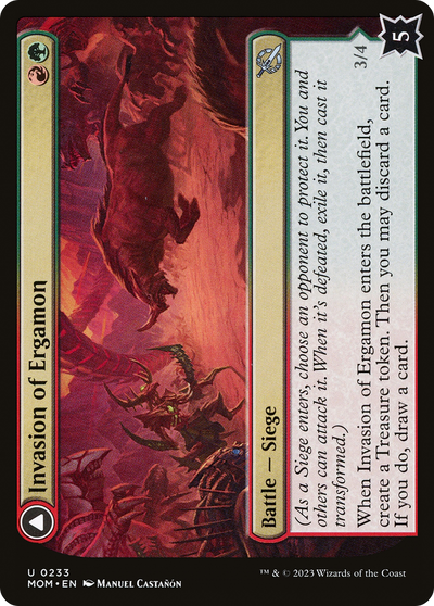 Invasion of Ergamon // Truga Cliffcharger [March of the Machine]