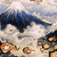 Mountain // Mountain (ANEO-078) - Neon Dynasty Art Series (Borderless)