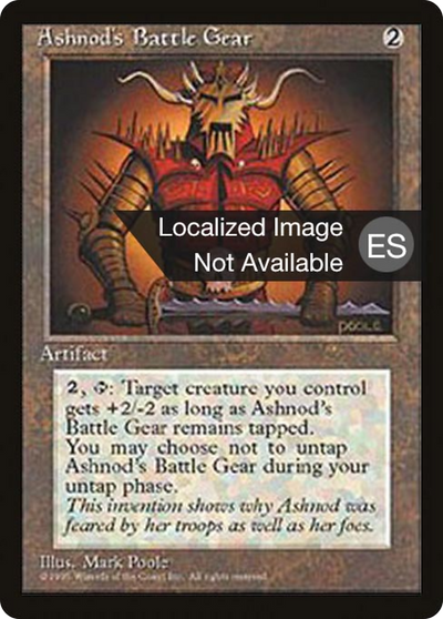 Ashnod's Battle Gear [Fourth Edition Foreign Black Border]