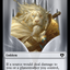 Ajani Steadfast Emblem // Wizard Double-Sided Token [Commander Masters Tokens]