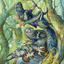 The Odd Acorn Gang // The Odd Acorn Gang (ABLB-032) - Bloomburrow Art Series (Borderless) Foil