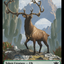 Mercenary // Elk Double-Sided Token [Outlaws of Thunder Junction Tokens]