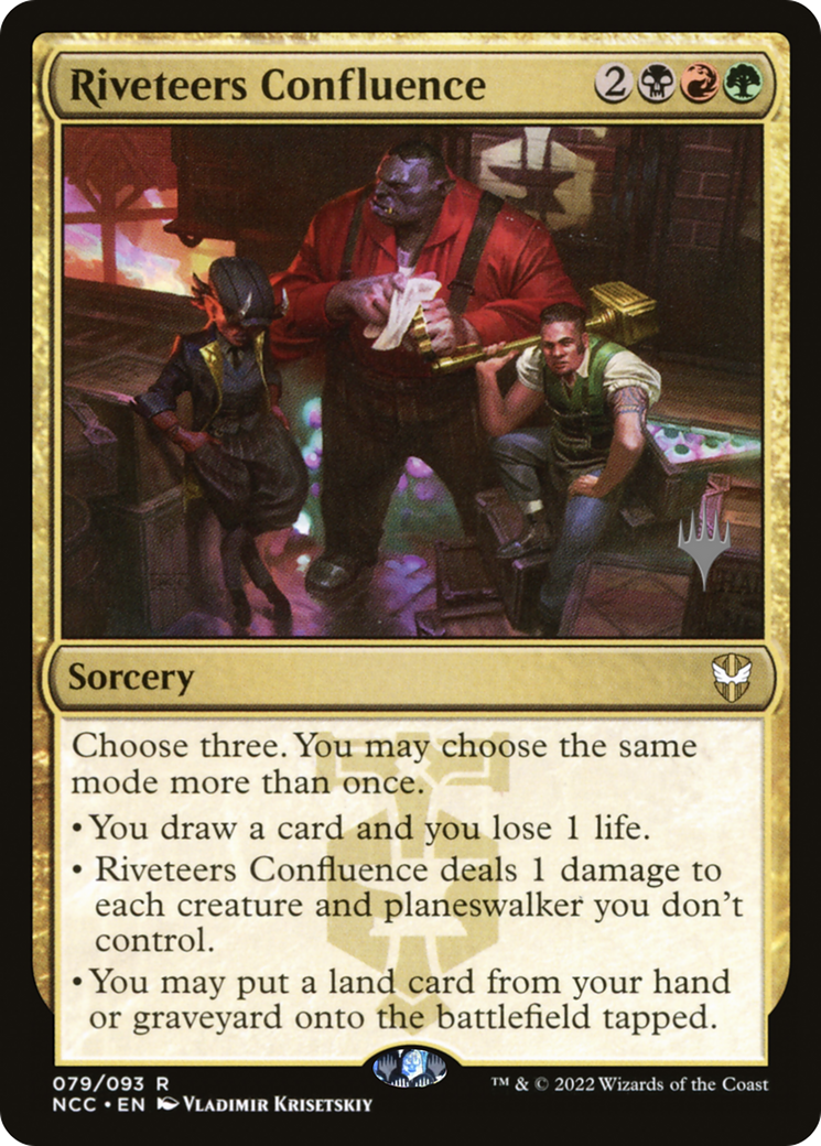 Riveteers Confluence (Promo Pack) [Streets of New Capenna Commander Promos]