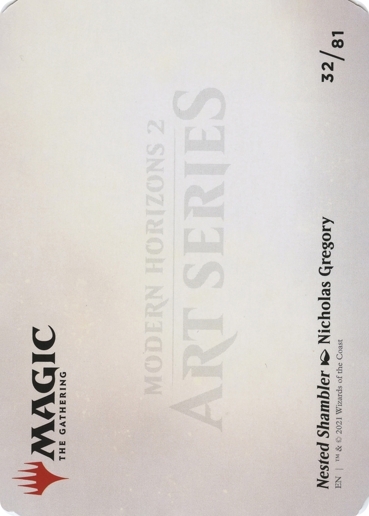 Nested Shambler // Nested Shambler (AMH2-032) - Modern Horizons 2 Art Series (Borderless) Foil