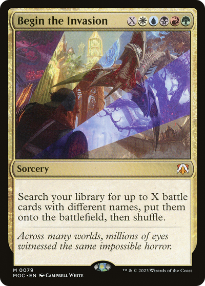 Begin the Invasion [March of the Machine Commander]