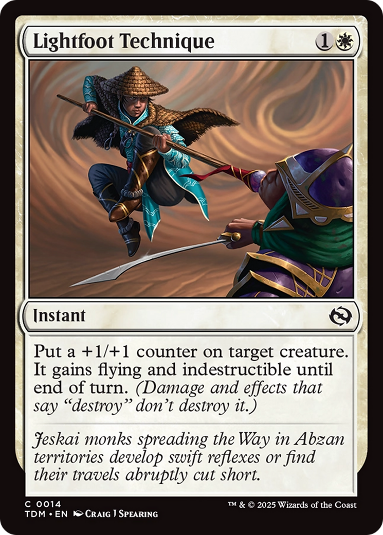 Lightfoot Technique [Tarkir: Dragonstorm]