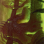The Dross Pits // The Dross Pits (AONE-058) - Phyrexia: All Will Be One Art Series (Borderless)