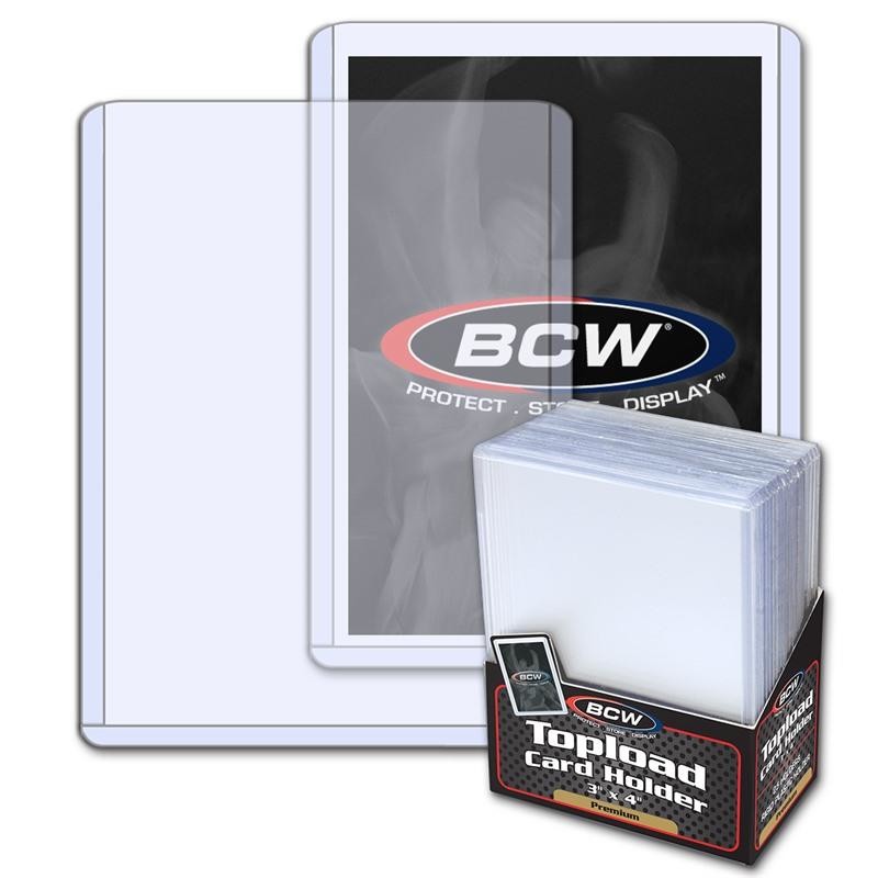 BCW - Toploader Card Holders Premium (25 Pack)